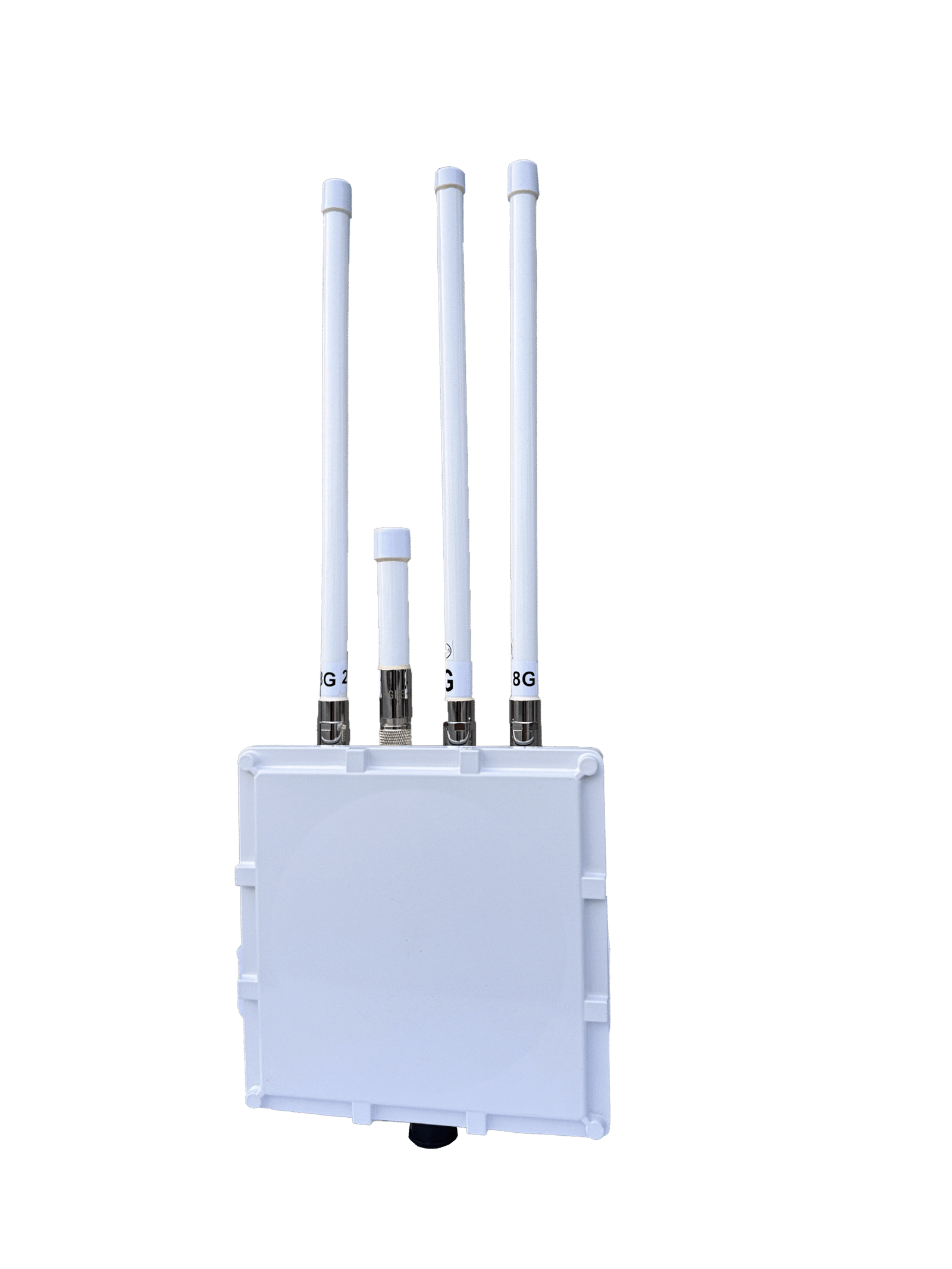 DR200-RID Remote ID receiver, front view with antennas