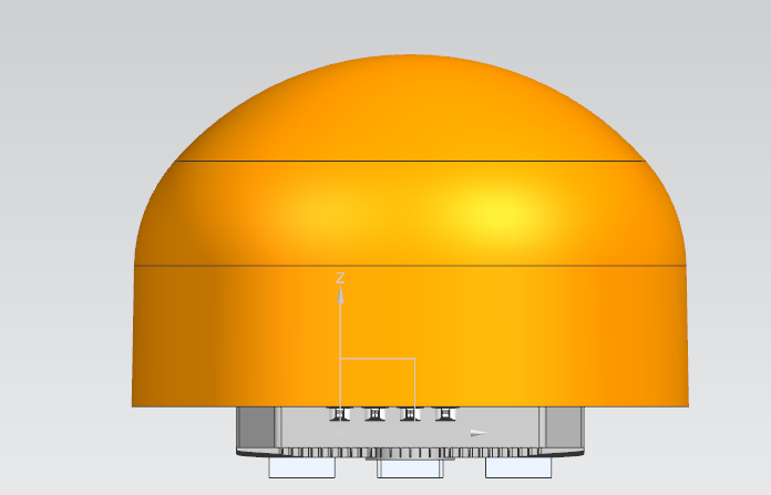 Front-view DR200-TD-A illustration from the manufacturer specification